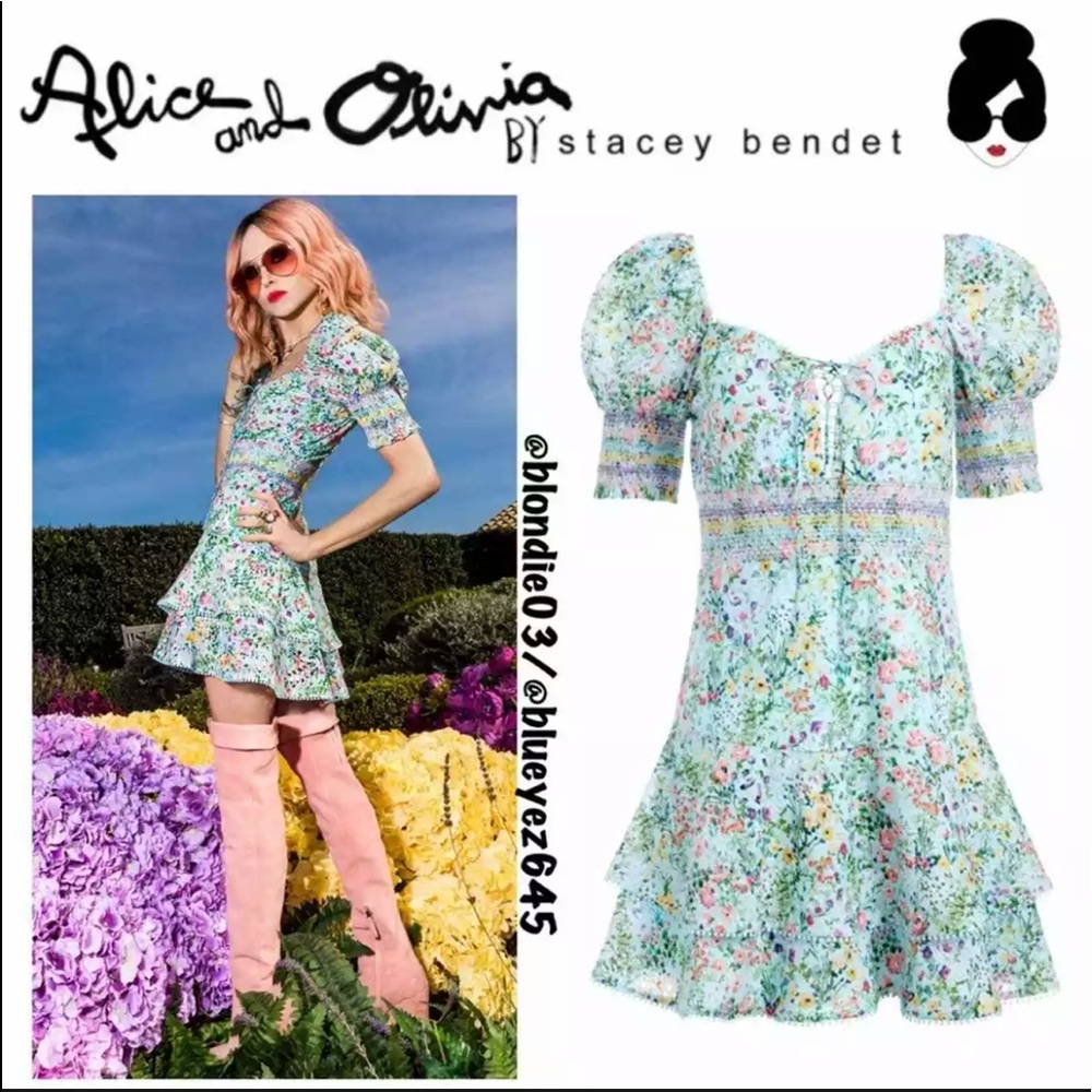 NWT Alice + Olivia - Adorable Shower/brunch/Derby dress